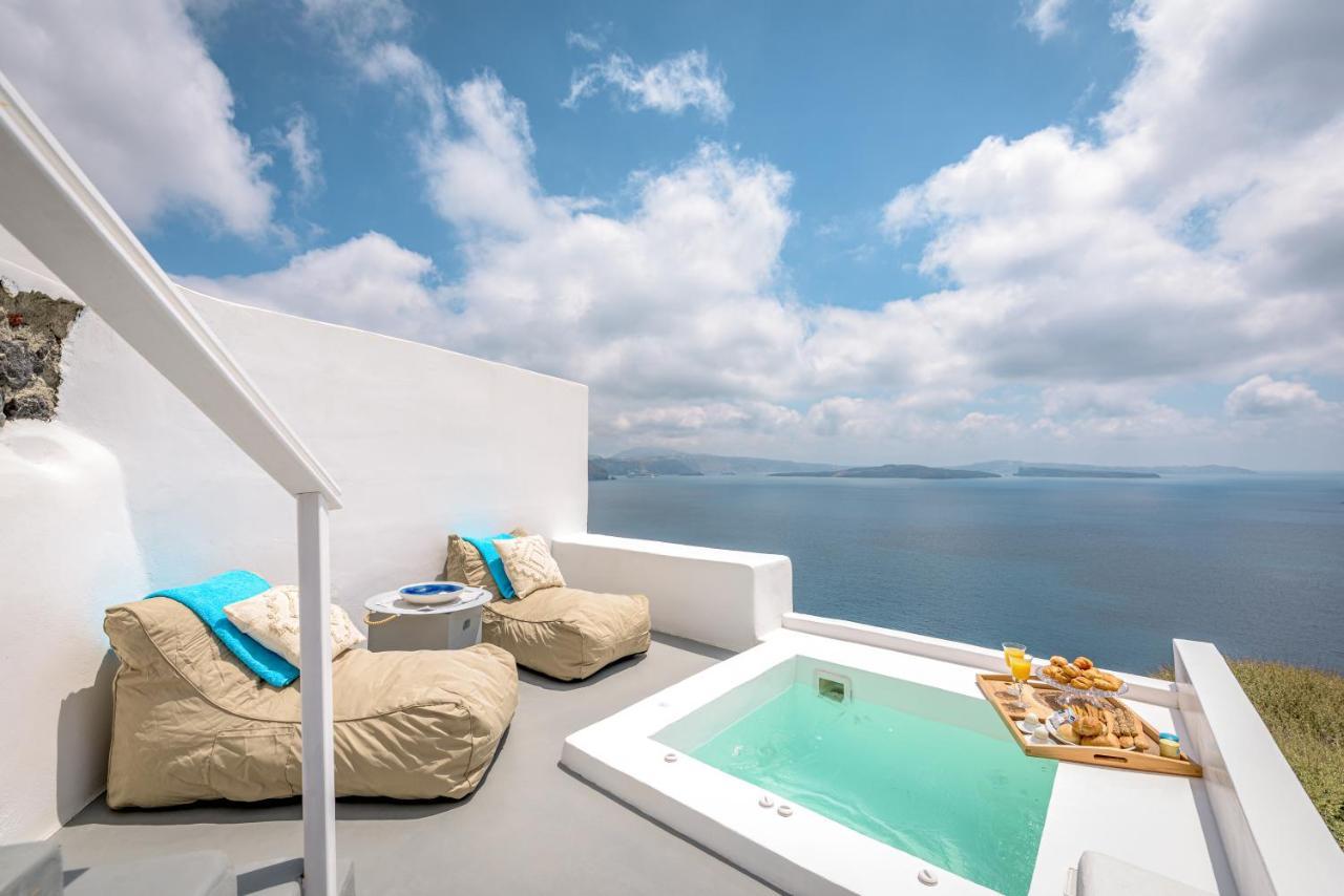 Amazing View Villa Oia With Jacuzzi Zewnętrze zdjęcie